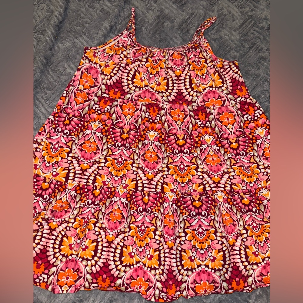 Cute Old Navy Dress Colorful Medium
